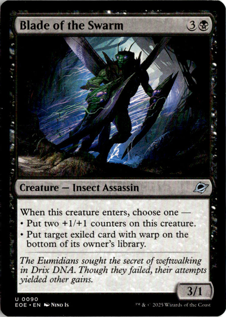 Blade of the Swarm - Edge of Eternities #90 - Near Mint - Normal