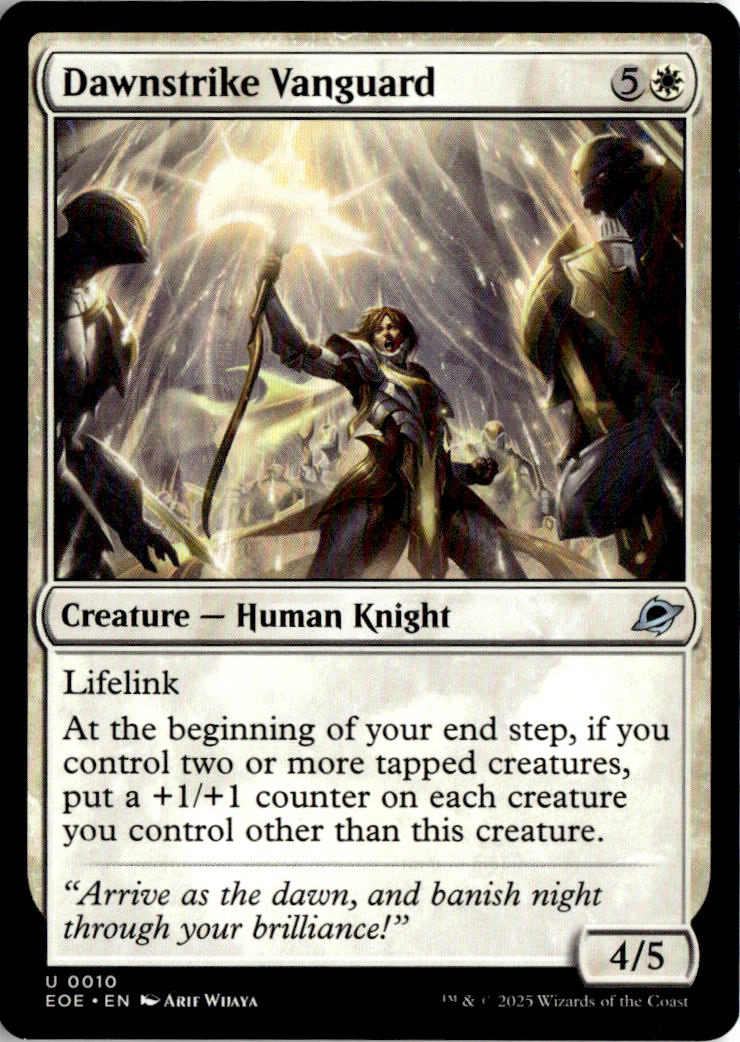 Dawnstrike Vanguard - Edge of Eternities #10 - Near Mint - Normal