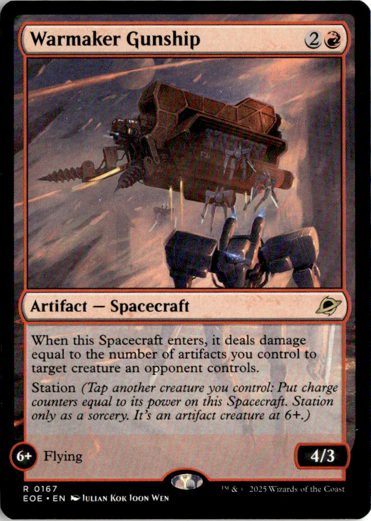 Warmaker Gunship - Edge of Eternities #167 - Near Mint - Normal