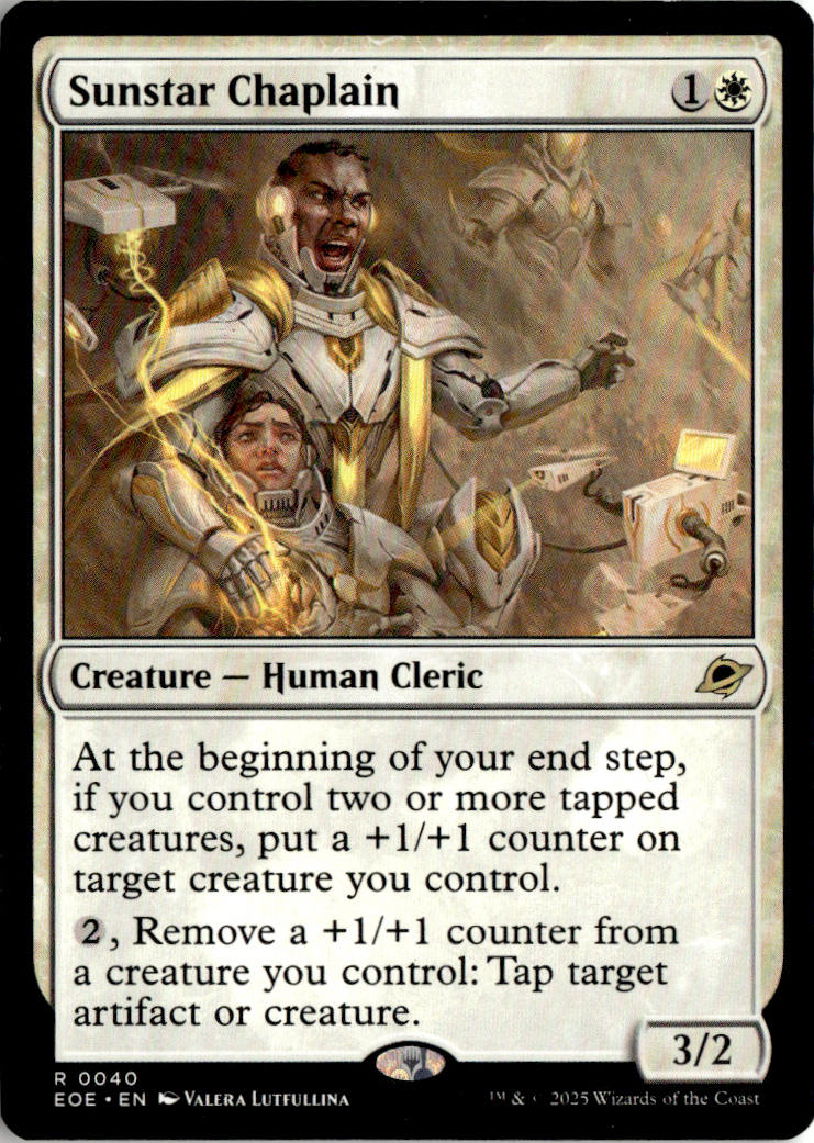 Sunstar Chaplain - Edge of Eternities #40 - Near Mint - Normal