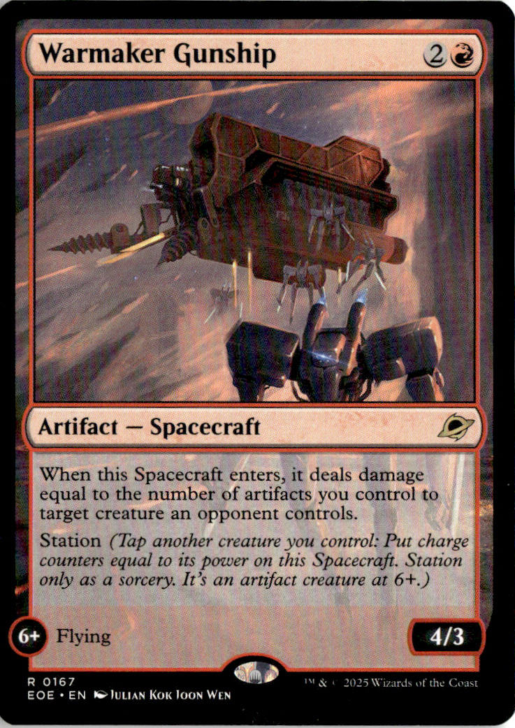 Warmaker Gunship - Edge of Eternities #167 - Near Mint - Normal