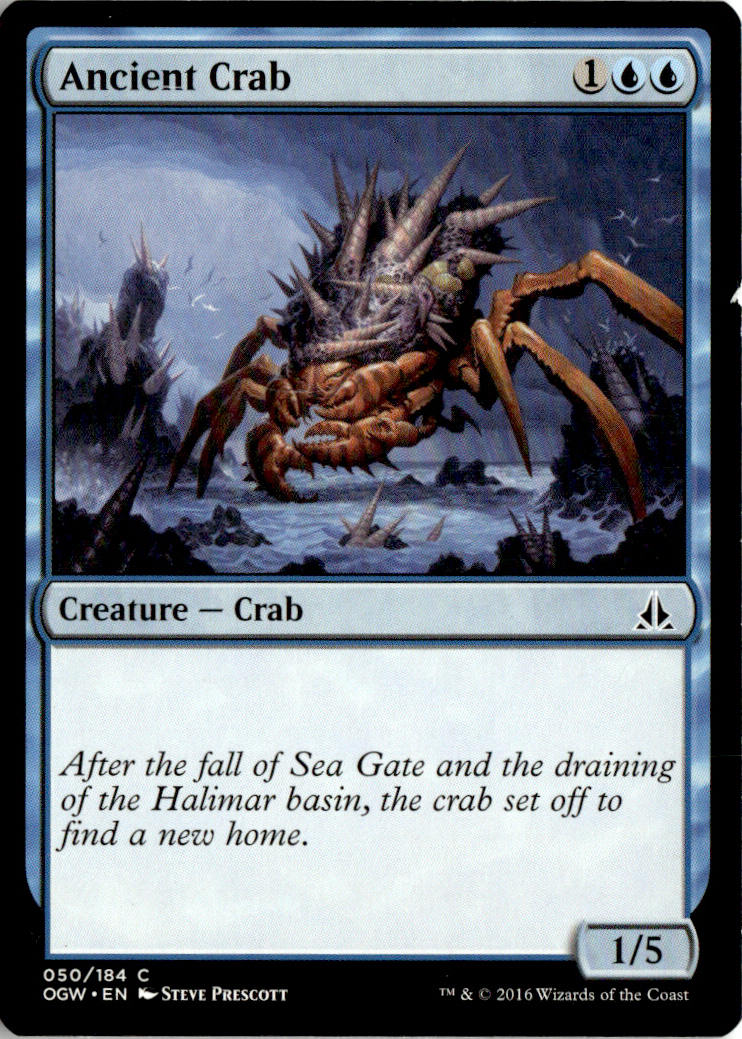 Ancient Crab - Oath of the Gatewatch #50 - Near Mint - Normal