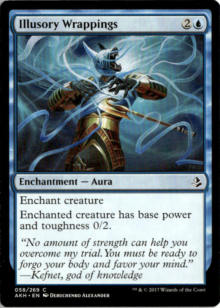Illusory Wrappings - Amonkhet #58 - Near Mint - Normal