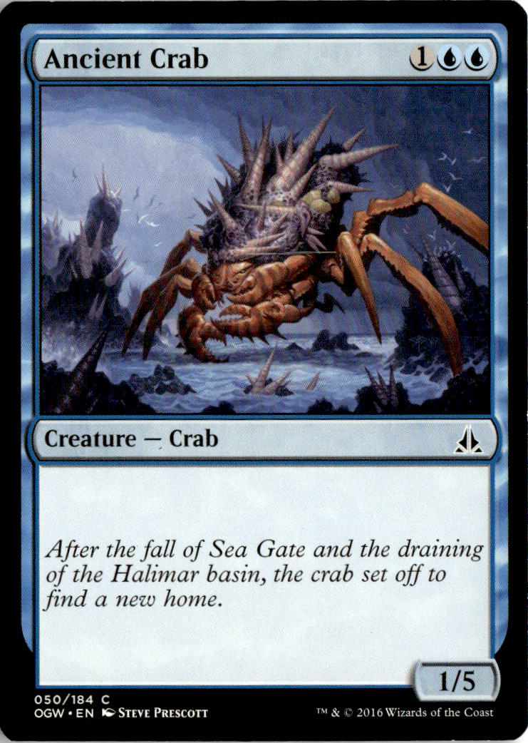 Ancient Crab - Oath of the Gatewatch #50 - Near Mint - Normal