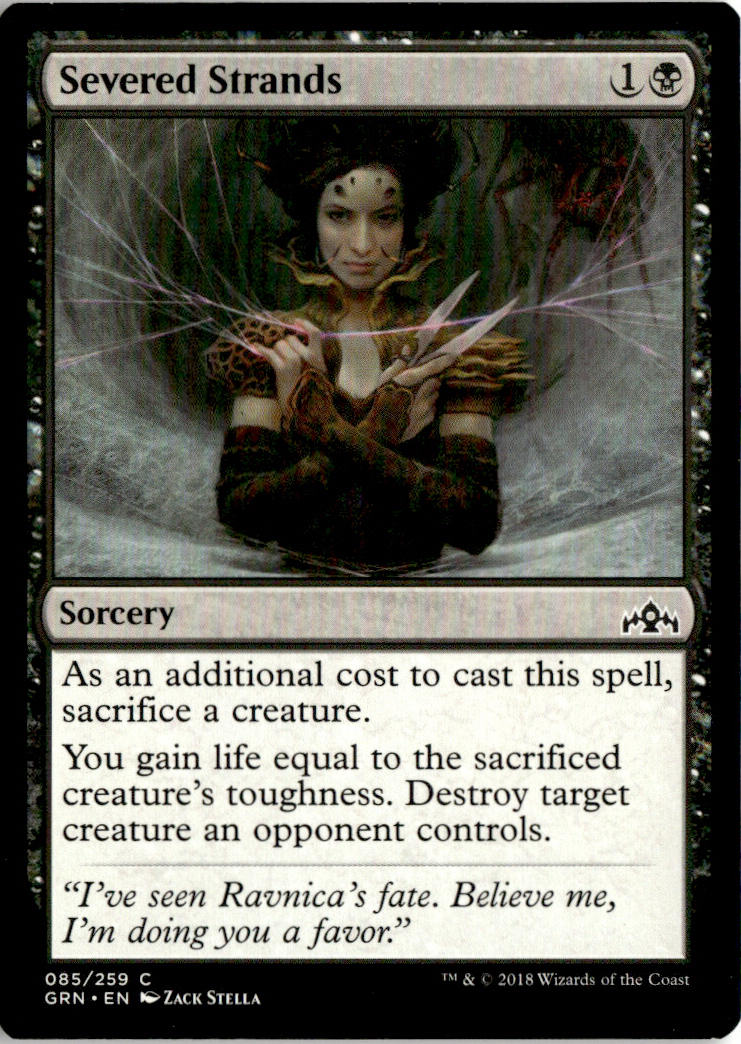 Severed Strands - Guilds of Ravnica #85 - Near Mint - Normal