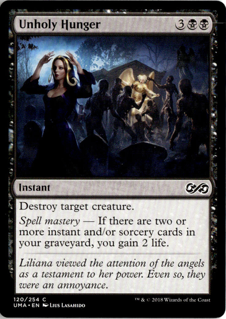 Unholy Hunger - Ultimate Masters #120 - Near Mint - Normal