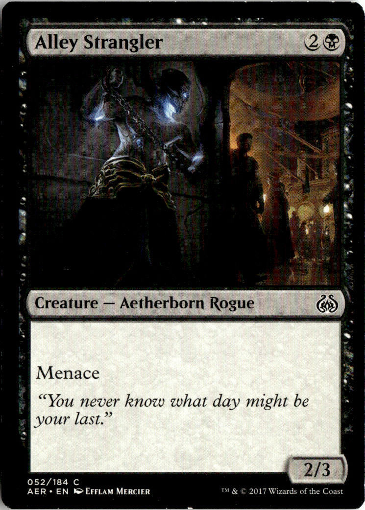 Alley Strangler - Aether Revolt #52 - Near Mint - Normal