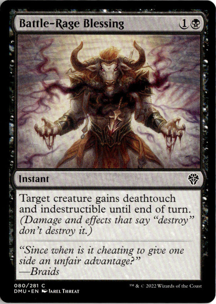 Battle-Rage Blessing - Dominaria United #80 - Near Mint - Normal