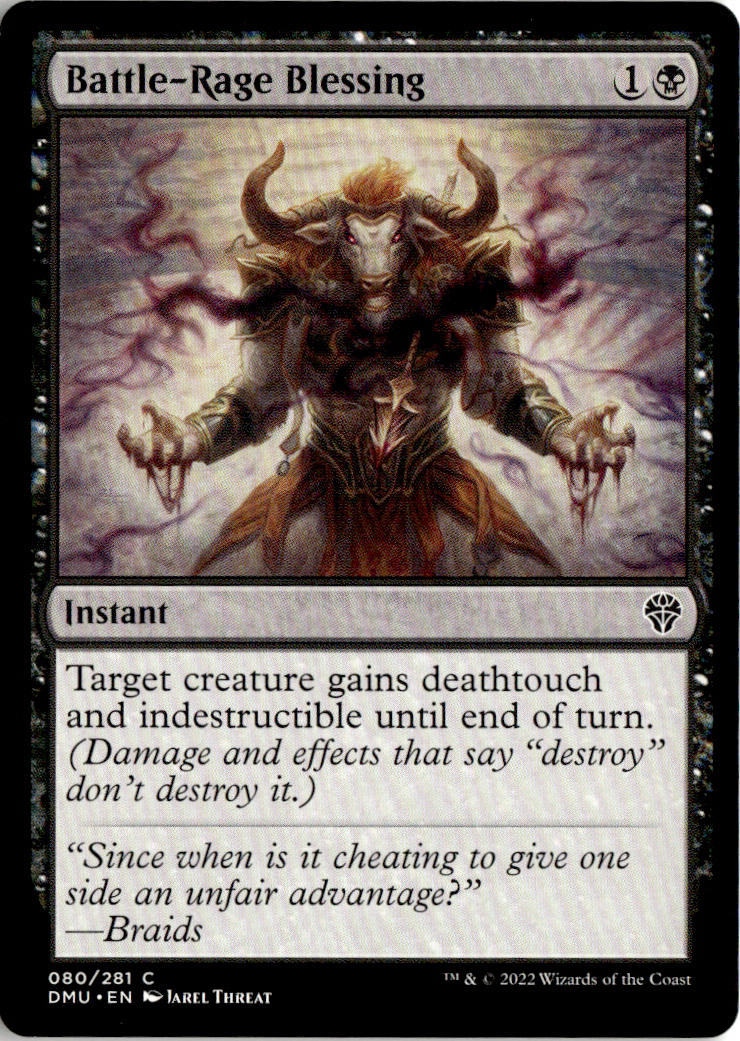 Battle-Rage Blessing - Dominaria United #80 - Near Mint - Normal