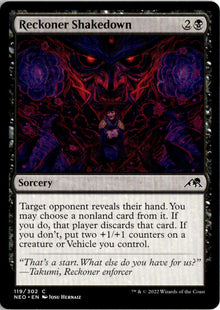 Reckoner Shakedown - Kamigawa: Neon Dynasty #119 - Near Mint - Normal