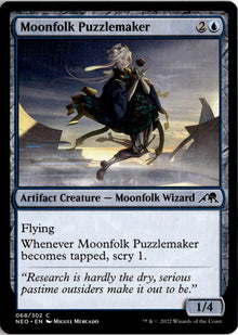 Moonfolk Puzzlemaker - Kamigawa: Neon Dynasty #68 - Near Mint - Normal