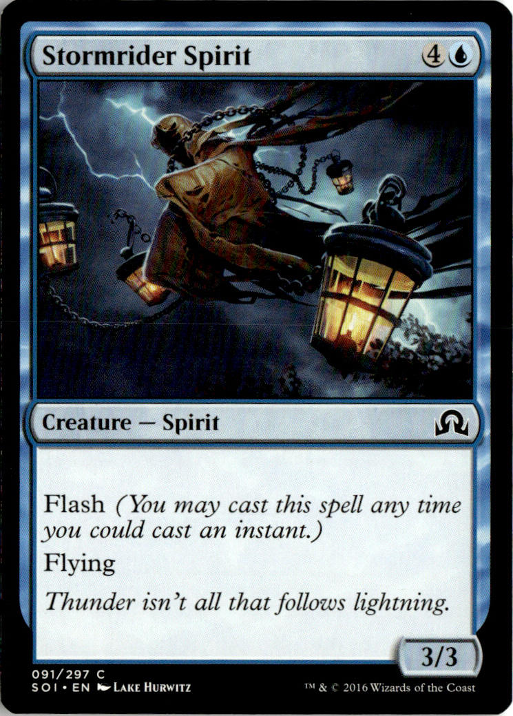 Stormrider Spirit - Shadows over Innistrad #91 - Near Mint - Normal