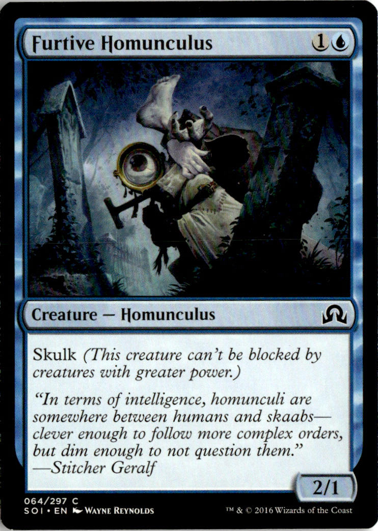 Furtive Homunculus - Shadows over Innistrad #64 - Near Mint - Normal