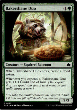 Bakersbane Duo - Bloomburrow #163 - Near Mint - Normal