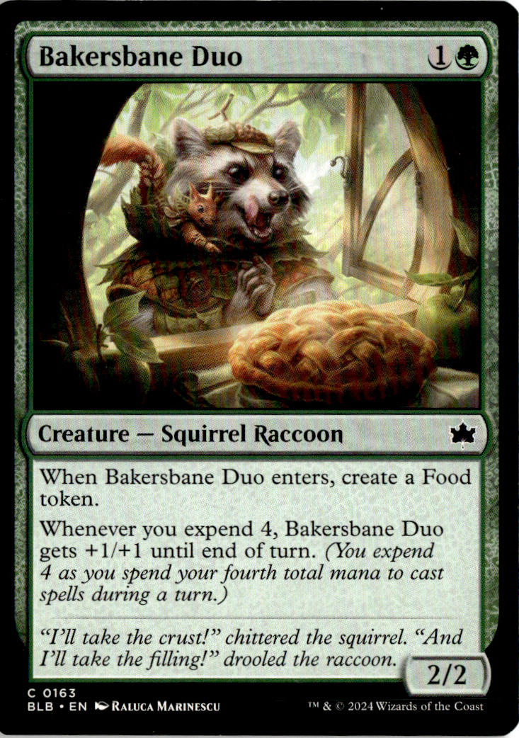 Bakersbane Duo - Bloomburrow #163 - Near Mint - Normal
