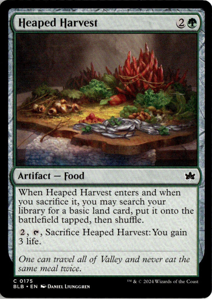Heaped Harvest - Bloomburrow #175 - Near Mint - Normal