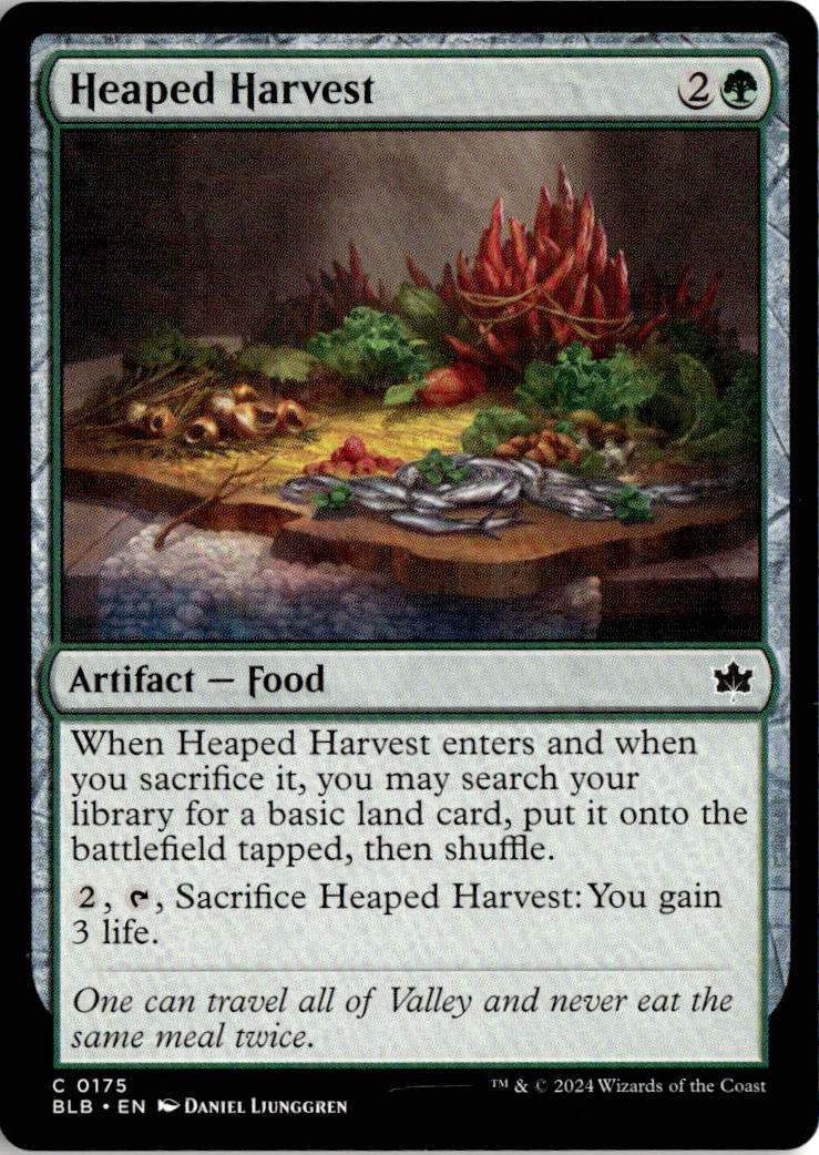 Heaped Harvest - Bloomburrow #175 - Near Mint - Normal