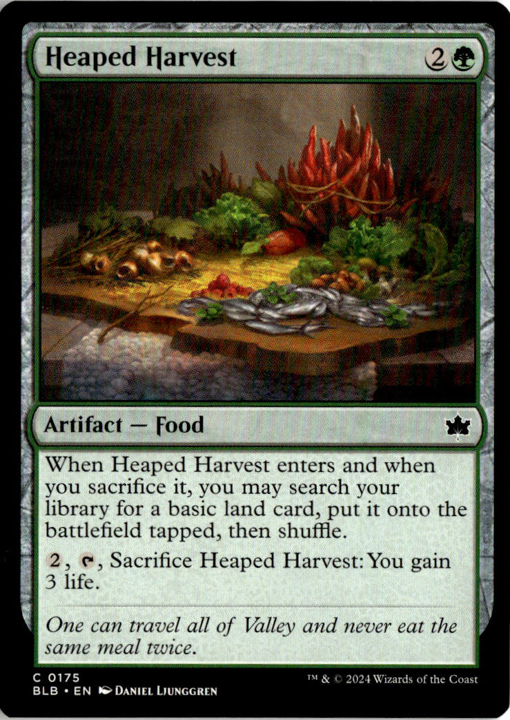 Heaped Harvest - Bloomburrow #175 - Near Mint - Normal