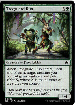 Treeguard Duo - Bloomburrow #200 - Near Mint - Normal