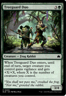 Treeguard Duo - Bloomburrow #200 - Near Mint - Normal