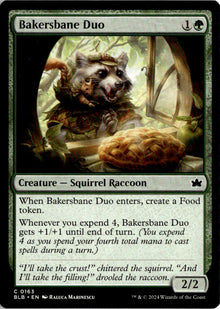 Bakersbane Duo - Bloomburrow #163 - Near Mint - Normal