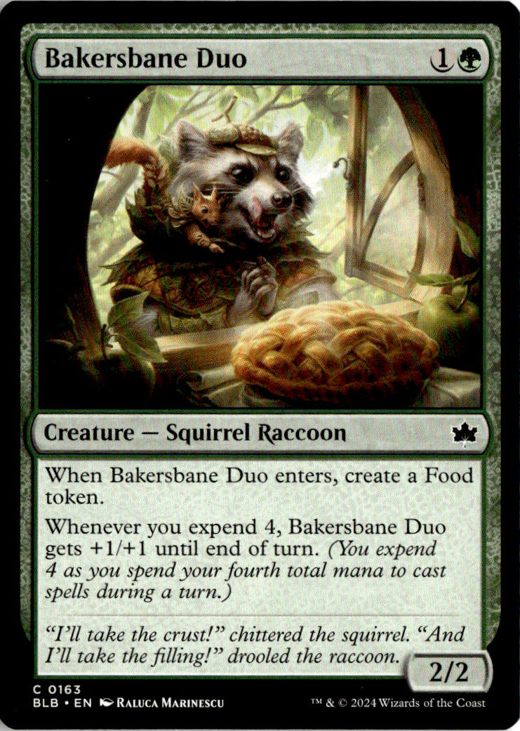 Bakersbane Duo - Bloomburrow #163 - Near Mint - Normal