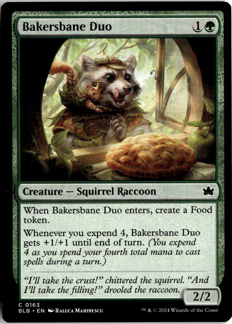 Bakersbane Duo - Bloomburrow #163 - Near Mint - Normal