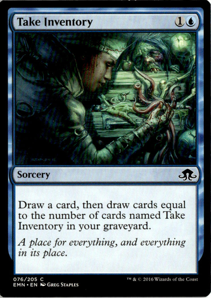 Take Inventory - Eldritch Moon #76 - Near Mint - Normal