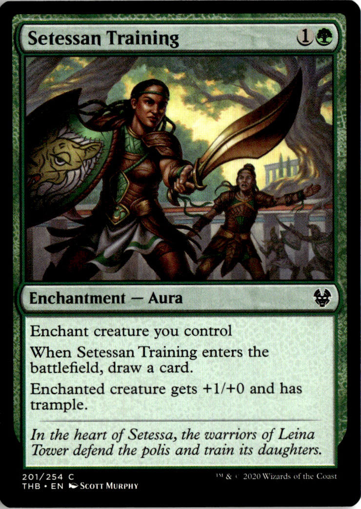 Setessan Training - Theros Beyond Death #201 - Near Mint - Normal