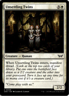 Unsettling Twins - Duskmourn: House of Horror #38 - Near Mint - Normal