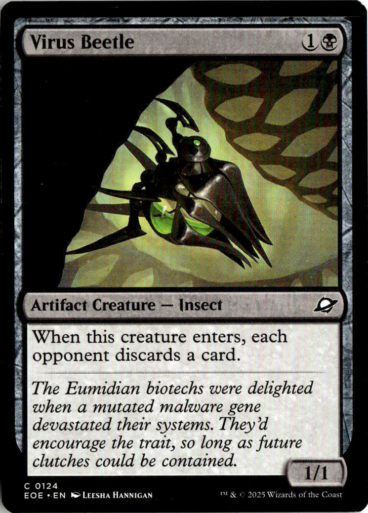 Virus Beetle - Edge of Eternities #124 - Near Mint - Normal
