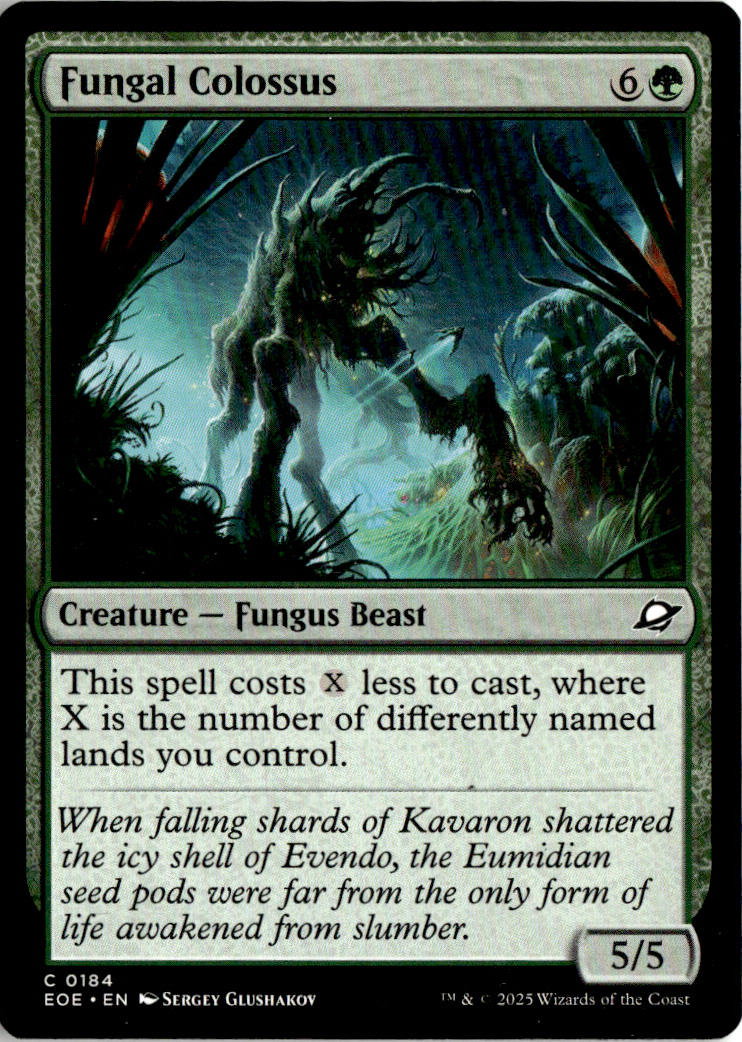 Fungal Colossus - Edge of Eternities #184 - Near Mint - Normal