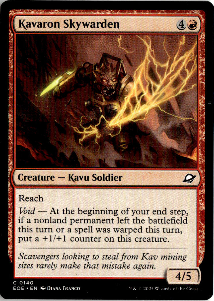 Kavaron Skywarden - Edge of Eternities #140 - Near Mint - Normal