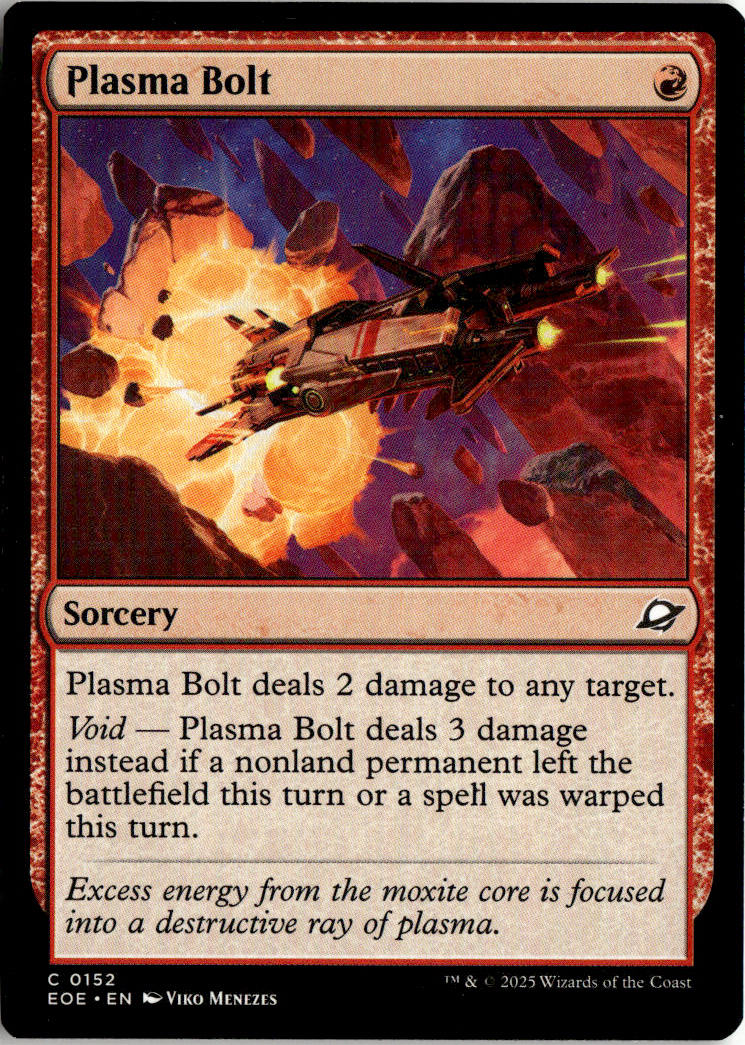 Plasma Bolt - Edge of Eternities #152 - Near Mint - Normal