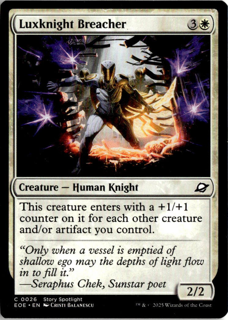 Luxknight Breacher - Edge of Eternities #26 - Near Mint - Normal