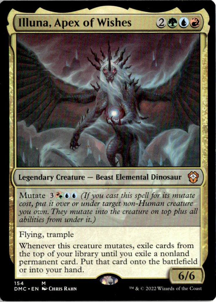 Illuna, Apex of Wishes - Dominaria United Commander #154 - Near Mint - Normal