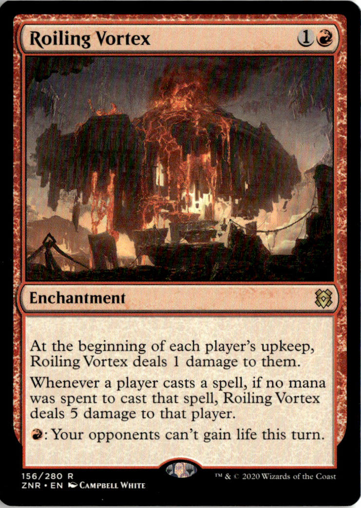 Roiling Vortex - Zendikar Rising #156 - Near Mint - Normal