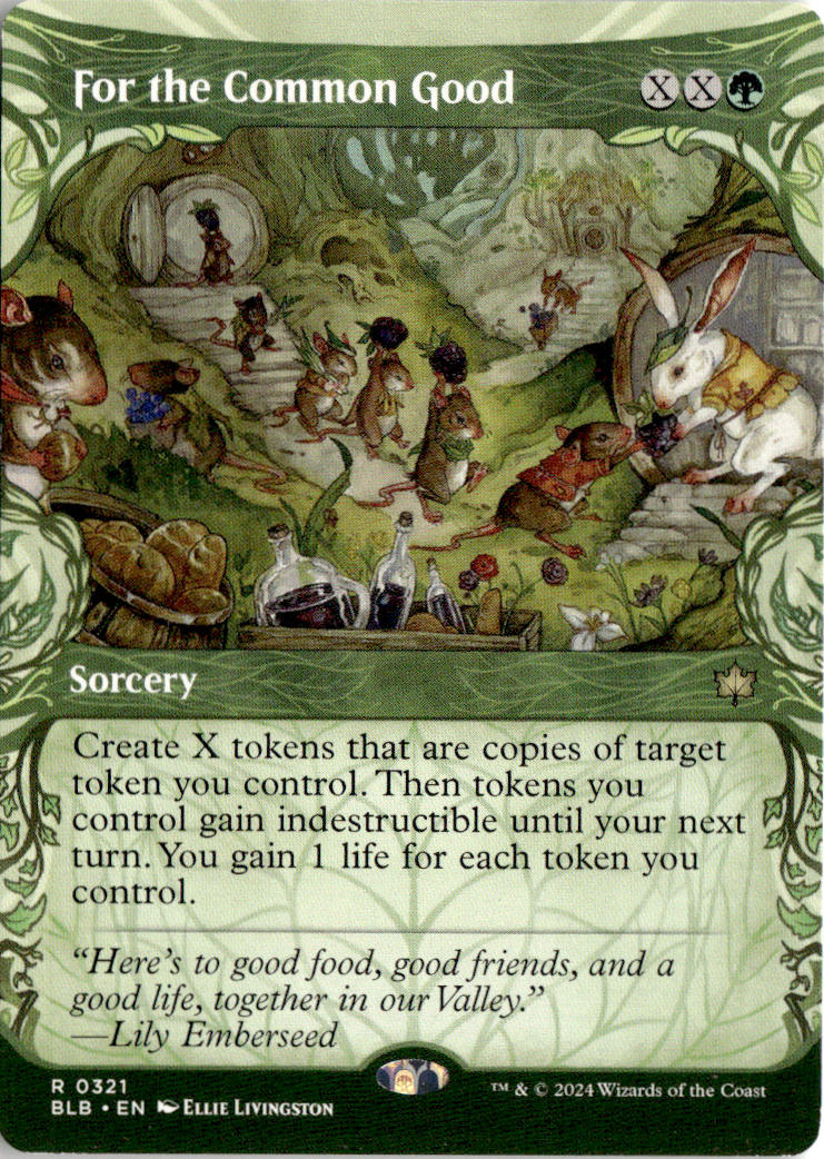 For the Common Good - Bloomburrow #321 - Near Mint - Normal