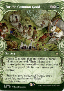 For the Common Good - Bloomburrow #321 - Near Mint - Normal