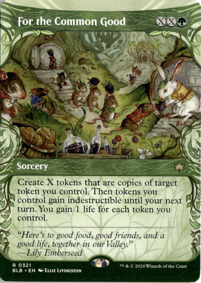 For the Common Good - Bloomburrow #321 - Near Mint - Normal