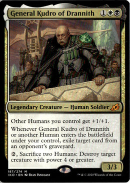 General Kudro of Drannith - Ikoria: Lair of Behemoths #187 - Near Mint - Normal