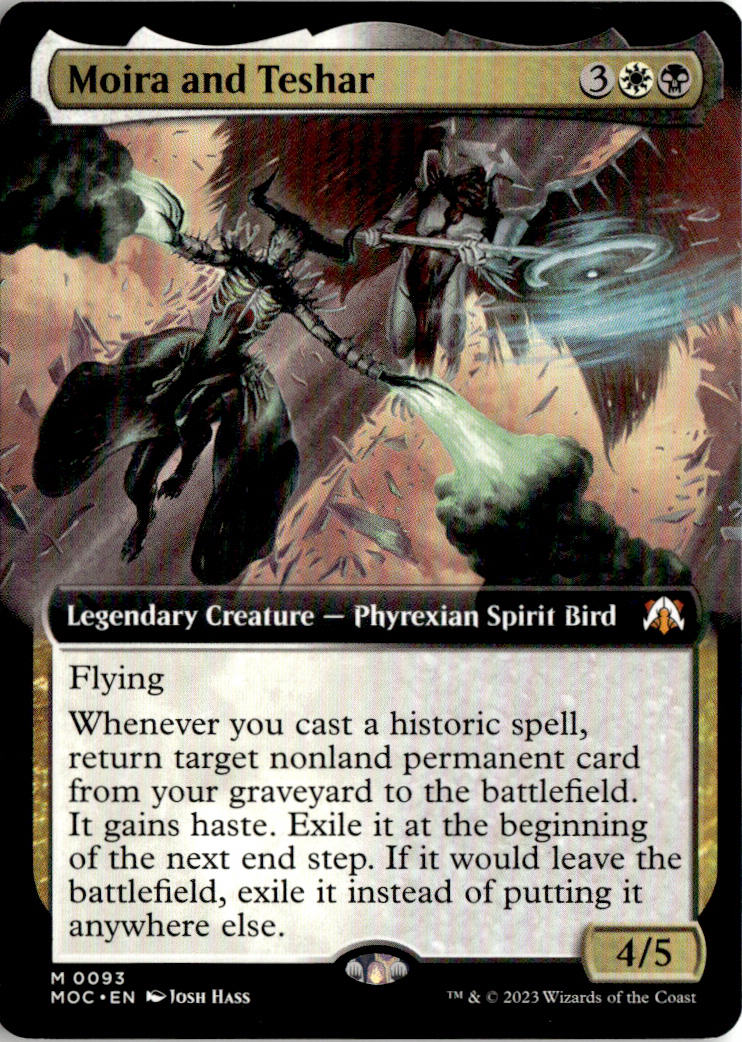 Moira and Teshar - March of the Machine Commander #93 - Near Mint - Normal