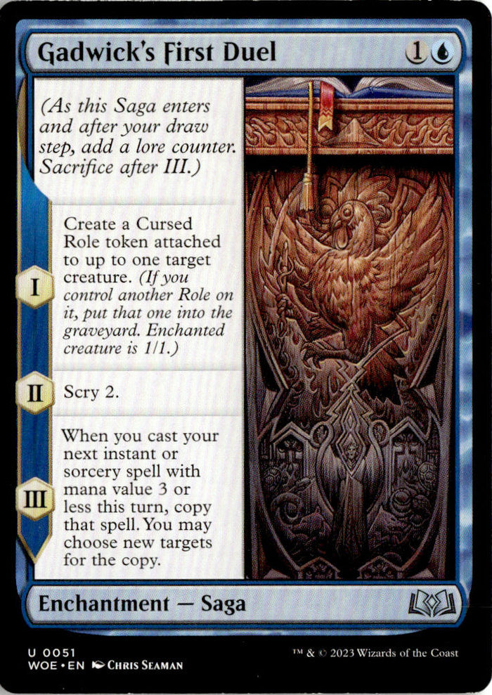 Gadwick's First Duel - Wilds of Eldraine #51 - Near Mint - Normal