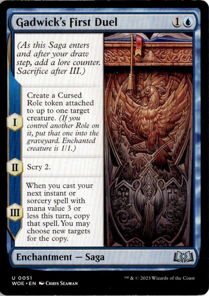 Gadwick's First Duel - Wilds of Eldraine #51 - Near Mint - Normal