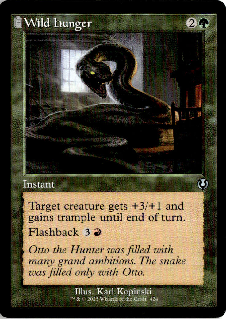Wild Hunger - Innistrad Remastered #424 - Near Mint - Normal