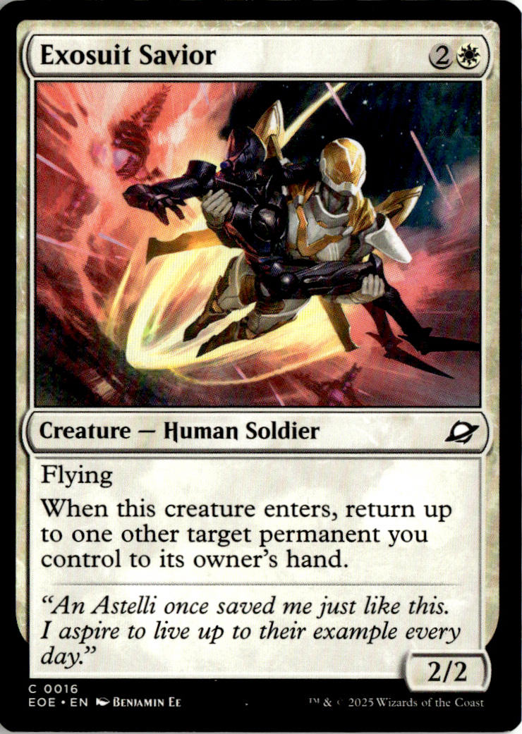 Exosuit Savior - Edge of Eternities #16 - Near Mint - Normal