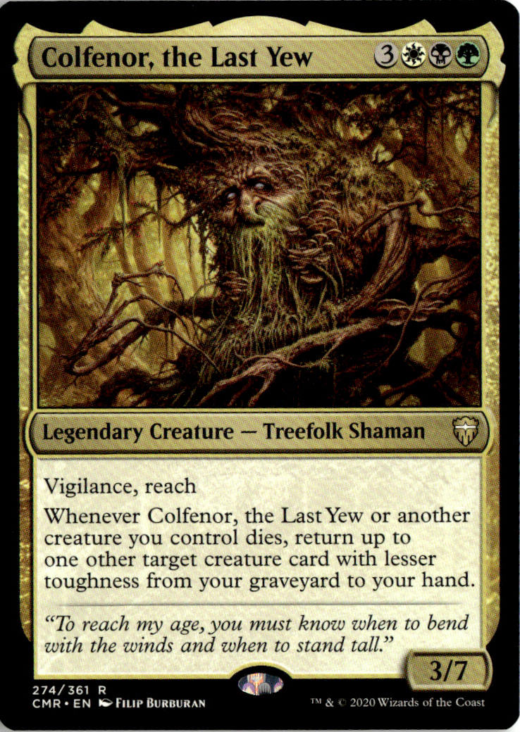 Colfenor, the Last Yew - Commander Legends #274 - Near Mint - Normal