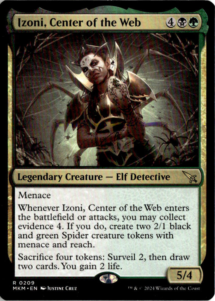 Izoni, Center of the Web - Murders at Karlov Manor #209 - Near Mint - Normal