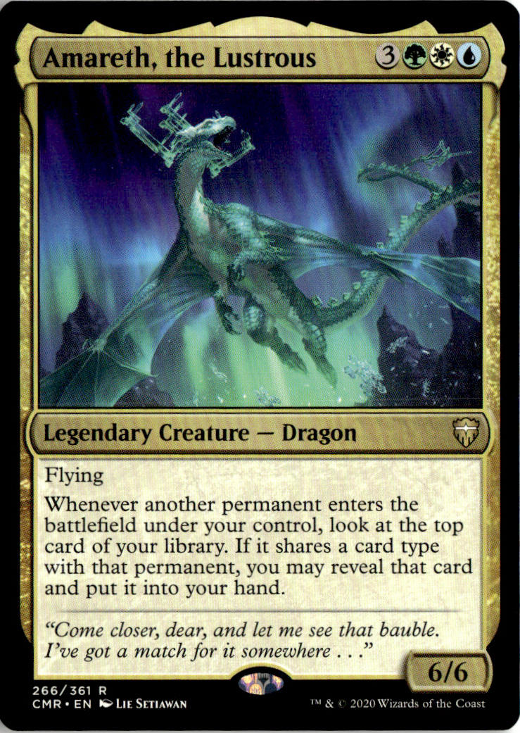 Amareth, the Lustrous - Commander Legends #266 - Near Mint - Normal