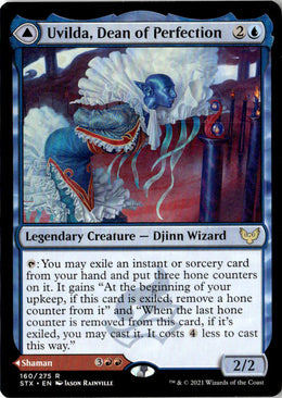 Uvilda, Dean of Perfection // Nassari, Dean of Expression - Strixhaven: School of Mages #160 - Near Mint - Normal